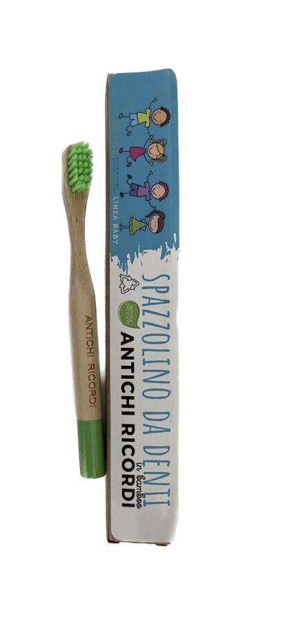 Spazzolino baby verde e viola