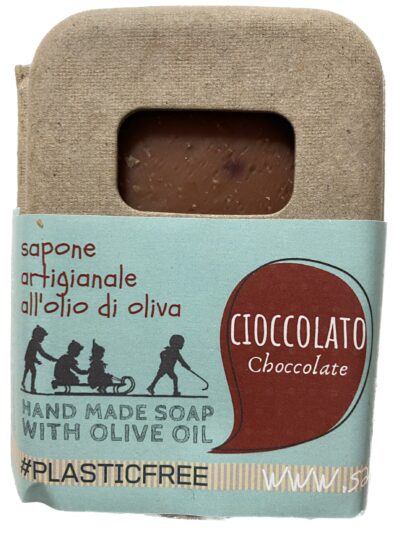 Sapone al cioccolato 100g packaging cartone riciclato