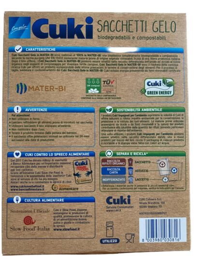 Sacchetti Gelo - Cuki - Biodegradabili e Compostabili - immagine 3