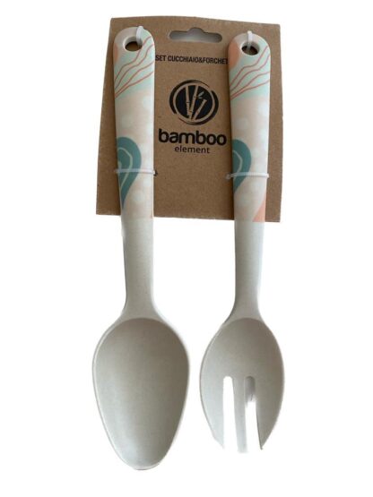 Posate Insalata in Bamboo