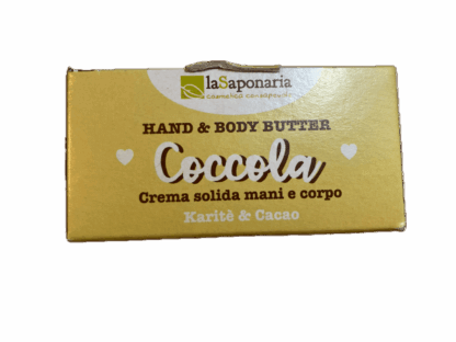 La saponaria: Crema solida mani e corpo COCCOLA - immagine 3