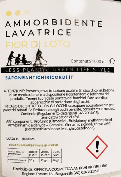 Sfuso: Ammorbidente Lavatrice Fiori di Loto - immagine 2