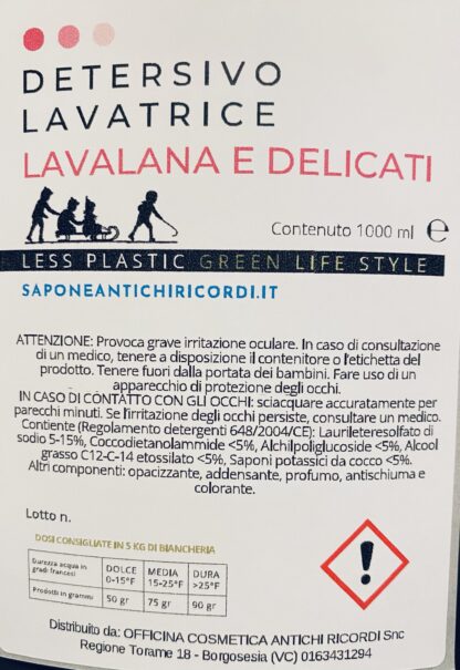 Sfuso Detersivo per Lana - Lavalana - immagine 2